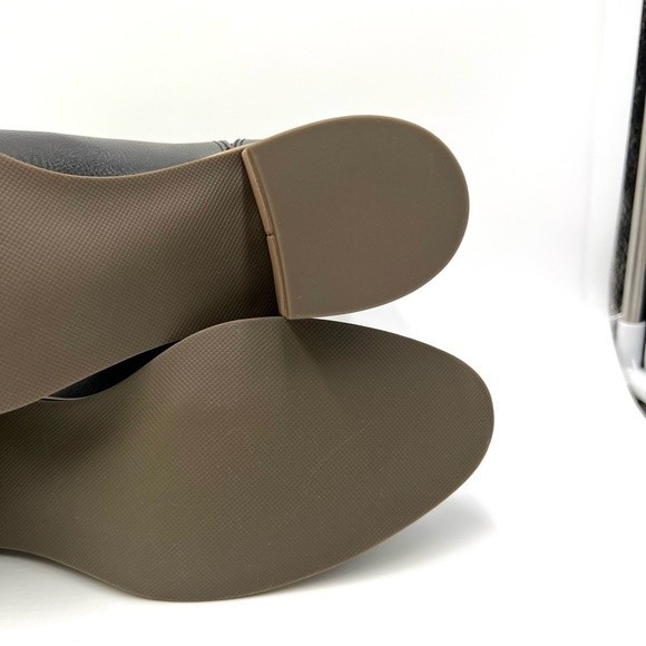 Dr. Scholl's Women's Teammate Black Vegan Leather Ankle Boots Booties 8 NEW - Picture 12 of 14